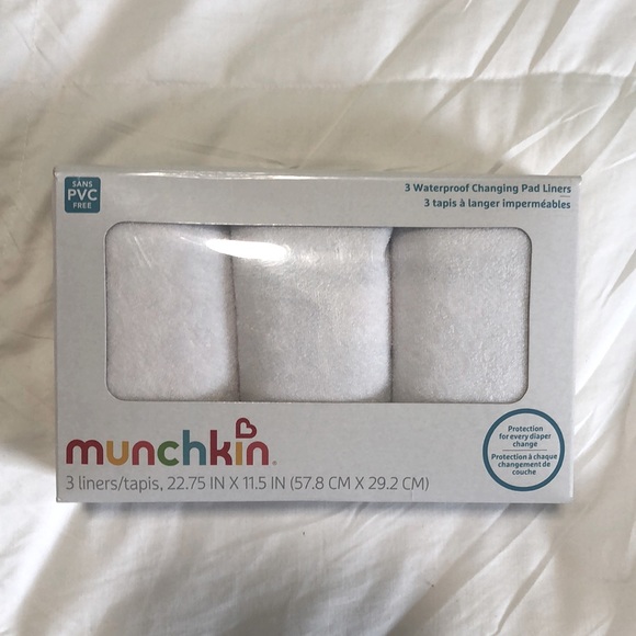 Munchkin Other - Munchkin - Waterproof Changing Pad Liners